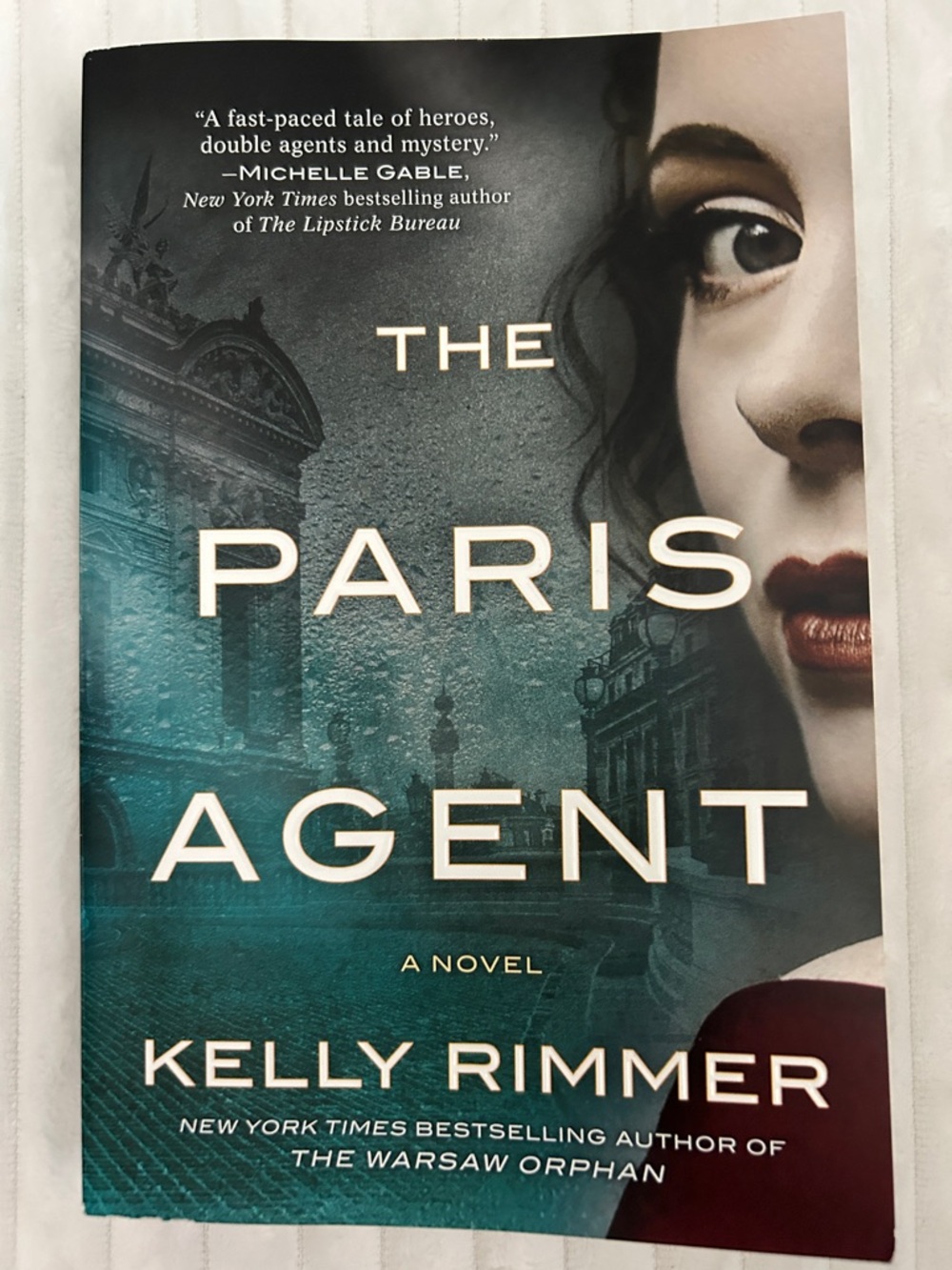 The Paris Agent Softcover - Teal & White Cover